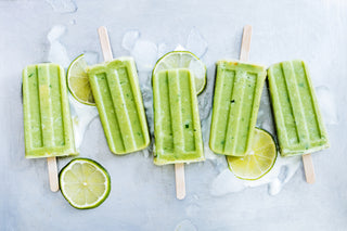 3 Ingredient Super Green Popsicles