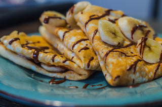 Peaches & Cream Crepes