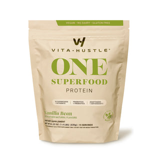 VitaHustle ONE Superfood Protein - 15 Servings - VitaHustle.com - Kevin Hart