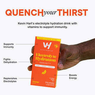 VitaHustle® Electrolyte Hydration  - Immunity (Orange) - VitaHustle.com - Kevin Hart