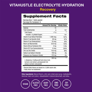 VitaHustle® Electrolyte Hydration - Recovery (Mixed Berry) - VitaHustle.com - Kevin Hart