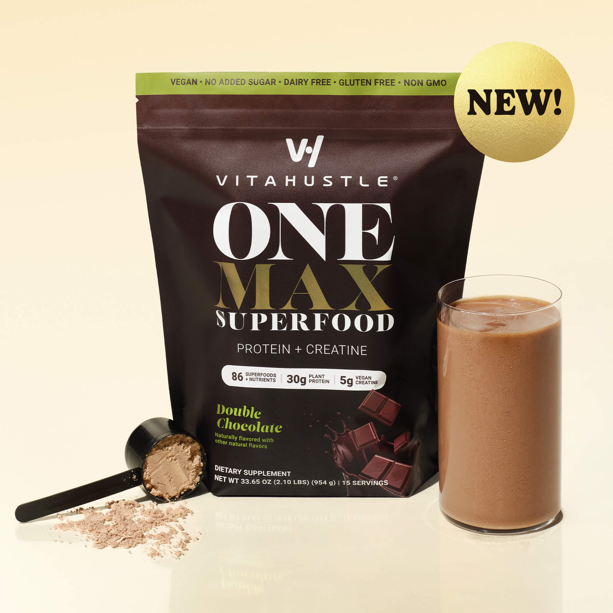 ONE MAX Superfood Protein + Creatine | VitaHustle by Kevin Hart