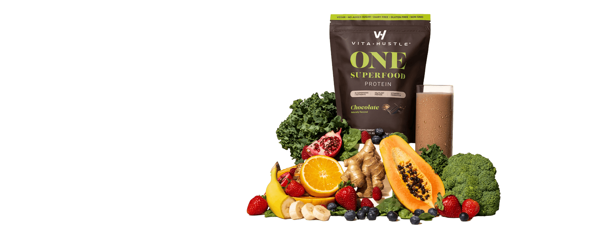 Meet VitaHustle ONE Superfood Protein