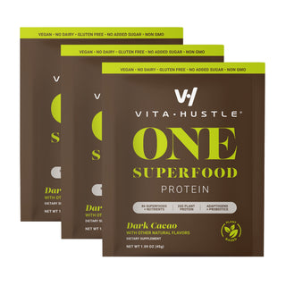 VitaHustle ONE Superfood Protein Single Serve Packs - VitaHustle.com - Kevin Hart