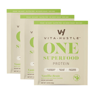 VitaHustle ONE Superfood Protein Single Serve Packs - VitaHustle.com - Kevin Hart