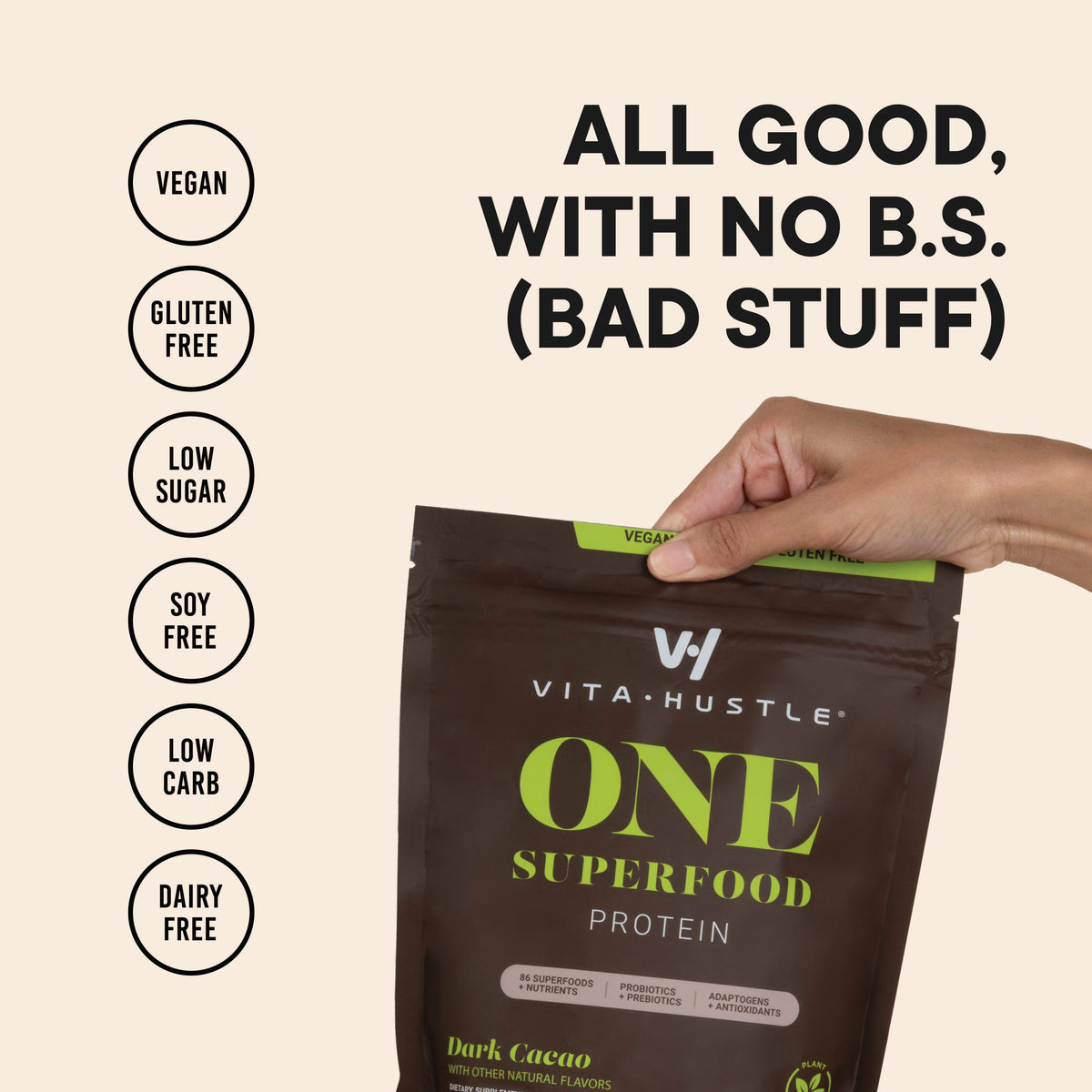 One Plus Way Protien ONE Superfood Protein + Greens