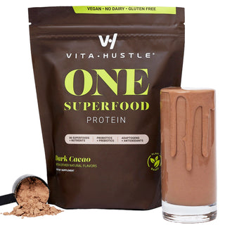 VitaHustle ONE Superfood Protein Chocolate  | 15 Servings - VitaHustle.com - Kevin Hart