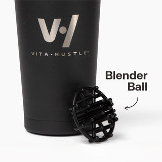 Shaker Bottle Stainless Steel  | 20 OZ - VitaHustle.com - Kevin Hart