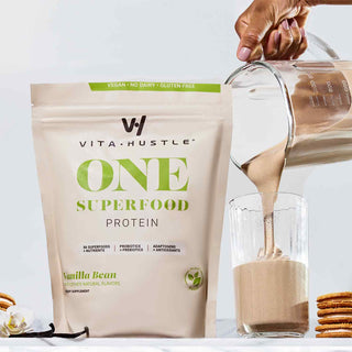 VitaHustle ONE Superfood Protein + Greens Nutrition Shake - VitaHustle.com - Kevin Hart