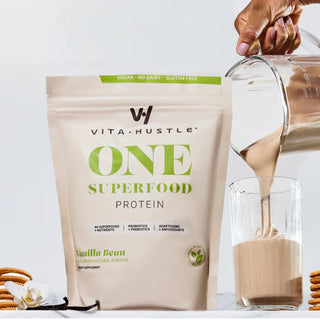 VitaHustle ONE Superfood Protein - 15 Servings - VitaHustle.com - Kevin Hart