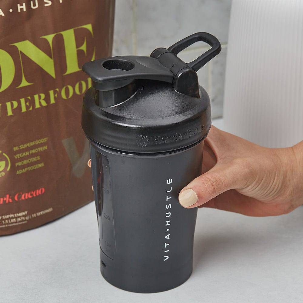 Blender Bottle Black | 20 OZ - VitaHustle.com - Kevin Hart