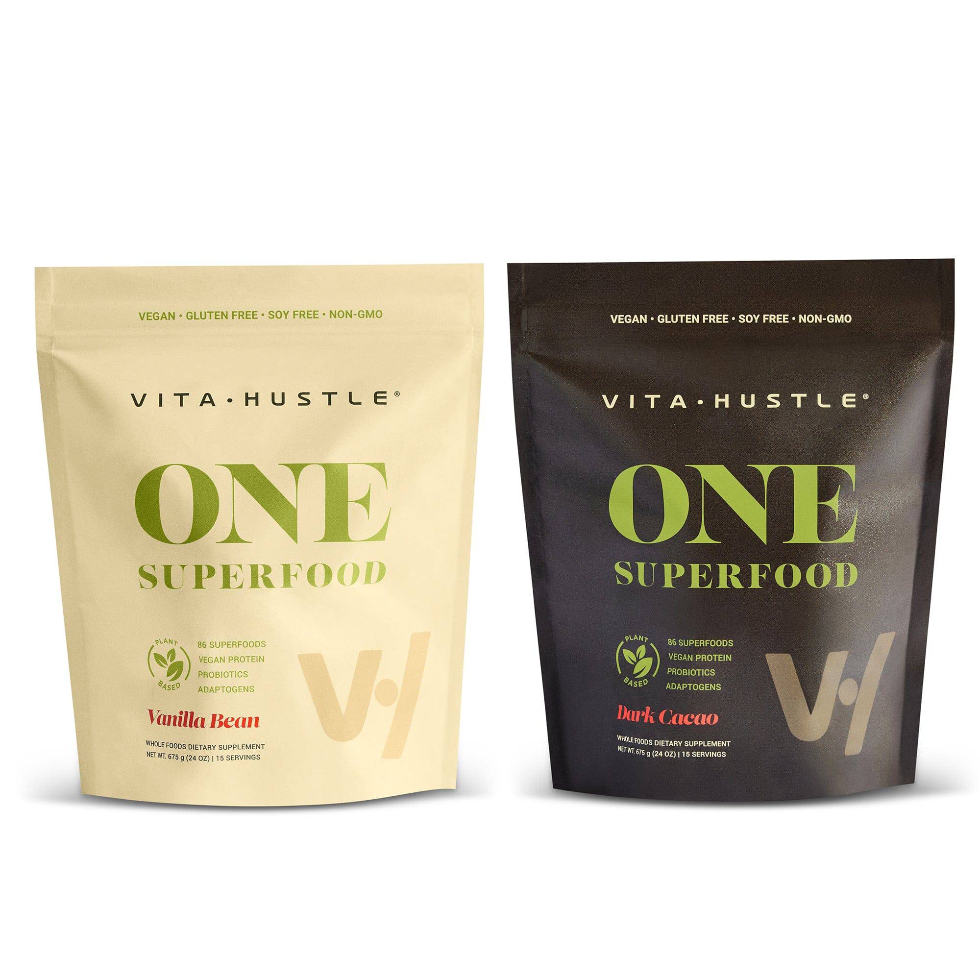 VitaHustle® ONE Superfood Protein | 15 SVG - VitaHustle.com - Kevin Hart